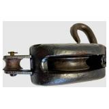 Antique Pulley Block & Hook