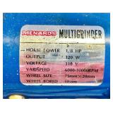 Menards Multigrinder 1/8 HP 110V Varispeed 6,000-10,000 RPM 75mm x 20mm Wheels