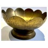 Antique Brass Kitchenware Lot with Kettle, Grinder, Canisters & Thorp Handle