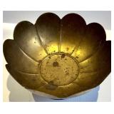 Antique Brass Kitchenware Lot with Kettle, Grinder, Canisters & Thorp Handle