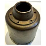 Antique Brass Kitchenware Lot with Kettle, Grinder, Canisters & Thorp Handle