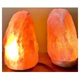Himalayan Salt Lamps (Lot of 2)