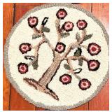 Chandler Four Corners Wool Hook Round Chair Cushions - 14" Round