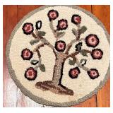 Chandler Four Corners Wool Hook Round Chair Cushions - 14" Round