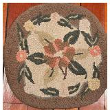 Chandler Four Corners Wool Hook Round Chair Cushions - 14" Round