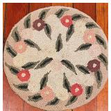 Chandler Four Corners Wool Hook Round Chair Cushions - 14" Round