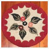 Chandler Four Corners Wool Hook Round Chair Cushions - 14" Round