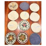 Chandler Four Corners Wool Hook Round Chair Cushions - 14" Round