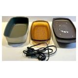 West Bend Electric Skillet & 4-Quart Slow Cooker Sensa-Temp 72106, 1300W, 120V