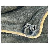 Double D Ranch Black Leather Jacket with Studded Trim & Decorative Belt