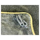 Double D Ranch Black Leather Jacket with Studded Trim & Decorative Belt