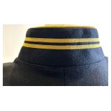 Double D Ranch Wear Wool Jacket - Fringe Epaulettes & Beaded Straps, Gold Trim