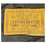 Double D Ranch Wear Wool Jacket - Fringe Epaulettes & Beaded Straps, Gold Trim