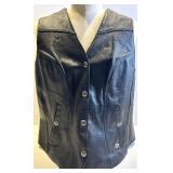 Harley-Davidson Leather Vest with Eagle Patch
