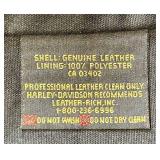 Harley-Davidson Leather Vest with Eagle Patch