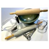 OXO SoftWorks Measuring Cup & Spoons Set with Mixing Bowl & Rolling Pins