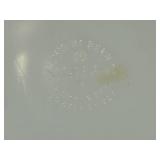 Pyrex Turquoise Glass Mixing Bowl - Amish Butterprint