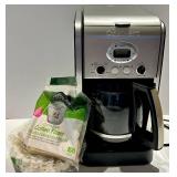 Cuisinart DCC-1400 14-Cup Programmable Coffee Maker & 2 Filter Packs