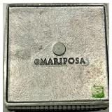 Mariposa Hammered Metal Barware Set - Shaker, Ice Bucket & Beaded Tray