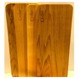 Bamboo Wood Cutting Boards and Cedar Planks for Cooking
