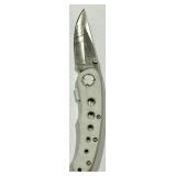 Assorted Knives including Frost Cutlery Rainbow-Handle Pocket Knife w/ Sheath - Stainless Steel