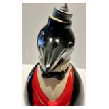 Vintage Old Crow Penguin Decanter
