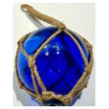 Red Wing Speckled Bowl - Blue Glass Fishing Globe with Placemats