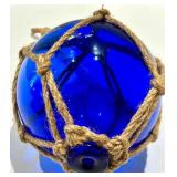 Red Wing Speckled Bowl - Blue Glass Fishing Globe with Placemats