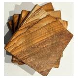 Vase, Woven Basket with 3 Votive Holders, 4 Sandstone Coasters & Egg Cup