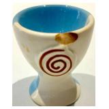 Vase, Woven Basket with 3 Votive Holders, 4 Sandstone Coasters & Egg Cup