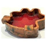 Ceramic Pottery Lot - Parrot Sculpture, Bowls & Jars