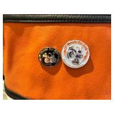 Harley-Davidson Leather Jacket - Genuine Leather, White with Orange Panel - Indonesia