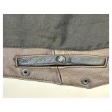 Fox Creek Leather Vest XL - Dark Brown Leather with Lace-Up Sides