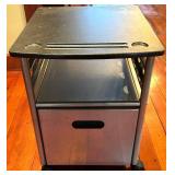 Office Chair & Rolling Storage Cart - Ergonomic Desk Set