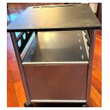 Office Chair & Rolling Storage Cart - Ergonomic Desk Set