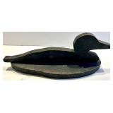 Vintage Mallard Duck Decoy Pair on Green Base