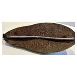 Vintage Mallard Duck Decoy Pair on Green Base