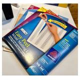Avery Office Supplies Assortment - Ink Jet Business Cards, Address Labels & Binders