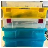 CRAFTS Stackable Storage Boxes with Colored Cardstock, Vinyl Letters & Paper Cutter