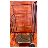 Platform Cart Dolly - Black Metal 2-Wheel Hand Truck