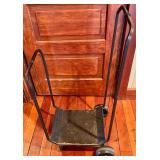 Platform Cart Dolly - Black Metal 2-Wheel Hand Truck