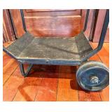 Platform Cart Dolly - Black Metal 2-Wheel Hand Truck