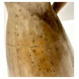 Ceramica Hand Painted Salt Box Made in Italy, Seated Mosaic Figurine & Tall Figurine