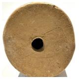 Ceramica Hand Painted Salt Box Made in Italy, Seated Mosaic Figurine & Tall Figurine