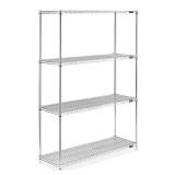 ULINE Metro 5 Shelf 48" W x 18" D x 72" H Wire Shelving