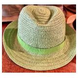 Assorted Straw & Felt Hats - Fedora & Panama Styles