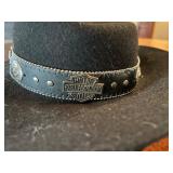 Harley-Davidson Wool Hat - Studded Leather Band