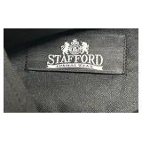 Stafford Formal Wear Black Wool Suit Jacket, Trousers & Accessories