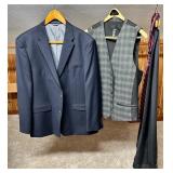Bar III Vest & Navy Blazer Set with Lauren Ralph Lauren Shirt & Oxford Tie