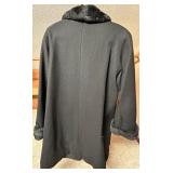 Donnybrook Wool Coat - Faux Fur Collar